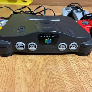 Nintendo 64 Console in Dark Gray with EXP. PACK!